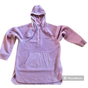 Under Armour Sweatshirt Size Lg Lilac Fleece Hoodie Sweater Pullover Pocket